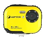 Aiptek PocketCam W3 (3,1 Megapixel, 4,57 cm (1,8 Zoll) Display, Wasserdicht bis zu 3m) gelb