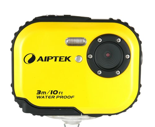Aiptek PocketCam W3 (3,1 Megapixel, 4,57 cm (1,8 Zoll) Display, Wasserdicht bis zu 3m) gel Preisvergleich