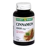 Nature's Bounty Cinnamon 1,000 mg Caps, 100 ct