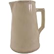 Heavy ceramic aged look French Creamer reproduction of an old design