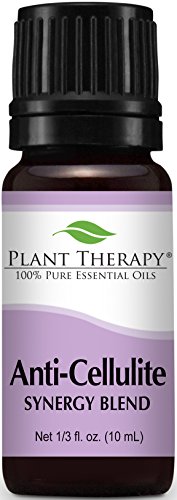 Anti Cellulite Synergy Essential Oil Blend. 10 ml (1/3 oz). 100% Pure, Undiluted, Therapeutic Grade. (Blend of: Juniper, Lavender, Geranium, Bergamot, Chamomile, Rosemary, Grapefruit and Fennel