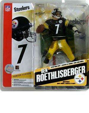 McFarlane Toys NFL Sports Picks Series 11 Action Figure Ben Roethlisberger (Pittsburgh Steelers) Black Jersey
