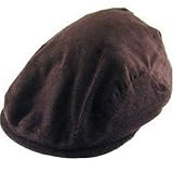 NWT, CORDUROY IVY DRIVER DRIVING GOLF CAP HAT ** BROWN in Large / Extra Large