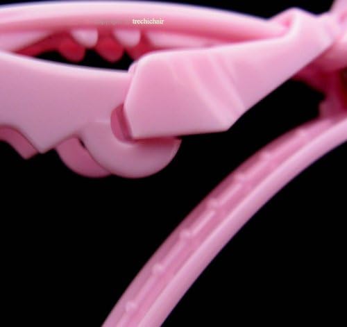 Tre Chic Salon Professional Non-Slip Styling Croc Heat Clips 4 Counts