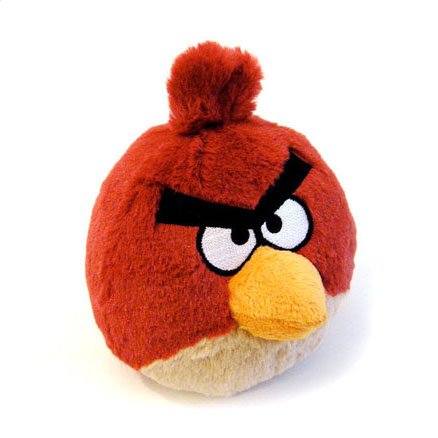 ANGRY BIRDS アングリーバード 5インチ レッドバード ぬいぐるみ