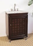 24 Weave Rectangular Sink Vanity (Cherry Brown) (35H x 24W x 19.5D)