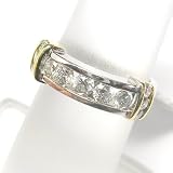 14K Two-Tone Gold Diamond Anniversary Band - 1.00 Ct.