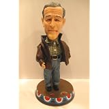 George W. Bush Collector's Edition Animated Figure: Leather Jacket, Funny and Inspirational Quotes, 12 Inches and Podium ~ Gemmy
