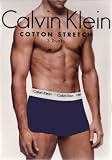 Produkt-Bild: Calvin Klein for Men - Cotton Stretch - Boxer 3er Pack, Gr&ouml;&szlig;e L, Farbe Wei&szlig;/rot/blau