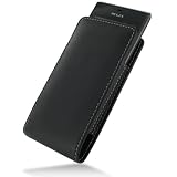PDair V01 Black Leather Case for Toshiba REGZA Phone IS04/T-01C