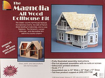 Greenleaf Dollhouse Kit-Magnolia