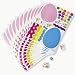 12 Make an EASTER EGG Sticker SHEETS/Basket Filler/COLORFUL Craft ACTIVITY/Dozen STICKERS