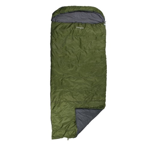 10T Kenai Green Sac de couchage couverture Vert/Gris 235 x 100 cm