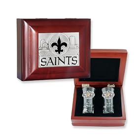 NFL Saints Flared Team Shooters Collector Box