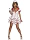 Playboy 'Sexy Nurse' Dressing Up Costume - Adult's Fancy Dress - Medium