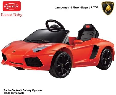 Lamborghini Aventador Ride on Toy Battery Operated Car for Kids Remote Control with Music and Light