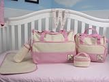 SOHO Diaper bag with changing pad. 5 pieces set