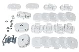 ClosetMaid Joiner Plates Set, White, 24-Pack #7544