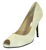 Produkt-Bild: David Braun Peep Toe Pumps Wildleder ecru