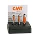CMT 806.001.11 3-Piece Flush Trim 1/4-Inch Shank Router Bit Set