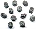 9 Pieces in Stock: Chocolate Mold: AssortedDiamond, Hexagon, Octagon, Round, Oval & Horseshoe. Approx. 33 mm diam. 36 cavities9 in Stock