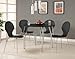 DHP Bentwood Round Dining Table Top, Contemporary Design for your Kitchen, Legs sold separately - Black, Medium
