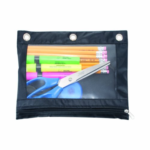 מוצר Advantus Zippered Binder Pencil Pouch with Rivet Enforced Holes