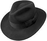 Jaxon Crushable Ford Fedora (Small, Black) Jaxon Crushable Ford Fedora (Small, Black)