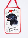 Outdoor Living : Black Lab Sentiment Sign