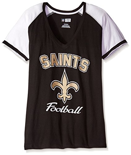 NFL Dynamic Defense Women's Raglan V-Neck Tee