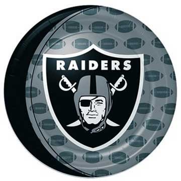 Oakland Raiders Lunch Plates 8ct