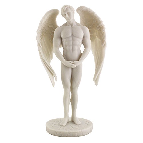 Male Nude Angel Statue Sculpture Figure