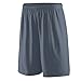 Augusta Sportswear Youth Training Shorts: 9-Inch Inseam for Teens, Athletic Workout Gym Clothes, Graphite, Medium