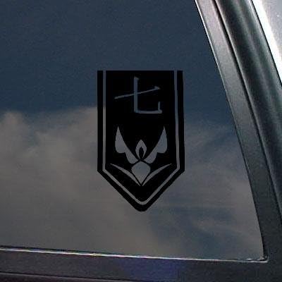 Wall Die Cut Helmet Macbook Decor Home Decor Bike Art Vinyl Decoration Auto Wall Art Gotei 13 Car Sticker Laptop Car Bleach Sajin Komamura Captain Division 7 Black Adhesive Vinyl Notebook