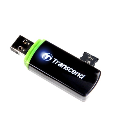 Transcend P5 9-in-1 USB 2.0 Flash Memory Card Reader TS-RDP5K (Black)