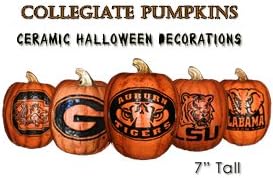 Resin Collegiate Pumpkins 7.5" (Small)