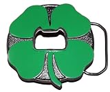 O37 Four Leaf Clover Bottle Opener Belt Buckle