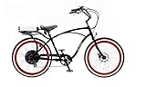 PEDEGO Electric Bicycle Classic Cruiser Black/Red