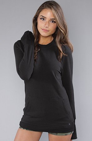 Hurley The Ahoy Crew Sweatshirt in Black hood ,Sweatshirts for Women