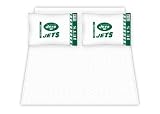 Best Quality Micro Fiber Sheet Set - New York Jets NFL /Color White Size Queen