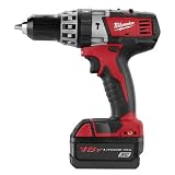 Milwaukee 2602-22 M18 18-Volt Cordless 1/2-Inch Hammer Drill/Driver Kit