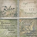 Retirement Inspirations Coasters - Retirement Gift Set for Friend or Co-worker