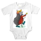Onesie with hedgehog, club, golf, sport, playing, animal