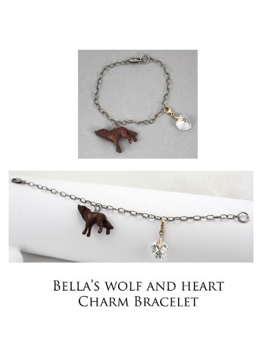 Twilight : Hésitation - Eclipse Bracelet Loup et Coeur en cristal de Bella NECA