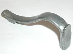 Top Knobs-Tuscany Collection M187 Dover Latch Handle in Pewter Light