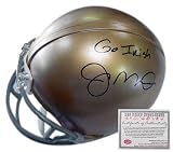 Joe Montana Notre Dame Fighting Irish Autographed Mini Helmet with Go Irish Inscription