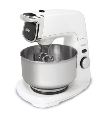 Oster FPSTSM5101 Die-Cast Stand Mixer, White