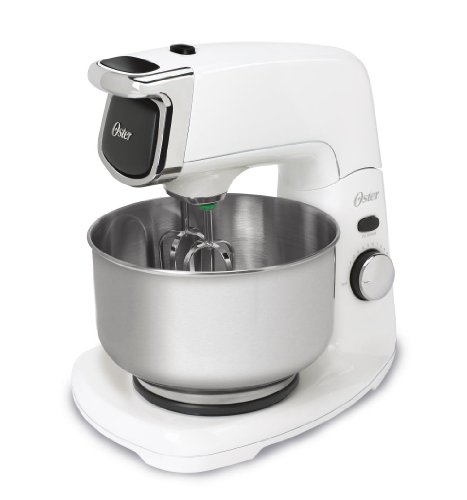 Oster FPSTSM5101 Die-Cast Stand Mixer, White Oster FPSTSM5101 Die-Cast Stand Mixer, White