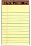 TOPS The Legal Pad Legal Pad, 5 x 8 Inches, Perforated, Canary, Narrow Rule, 50 Sheets per Pad, 5 Pads per Pack (75017)