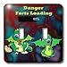 Edmond Hogge Jr Fantasy - Dragon Farts on a Dark Background - Light Switch Covers - double toggle switch